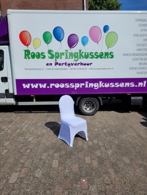 Stoelhoes Stretch - Wit